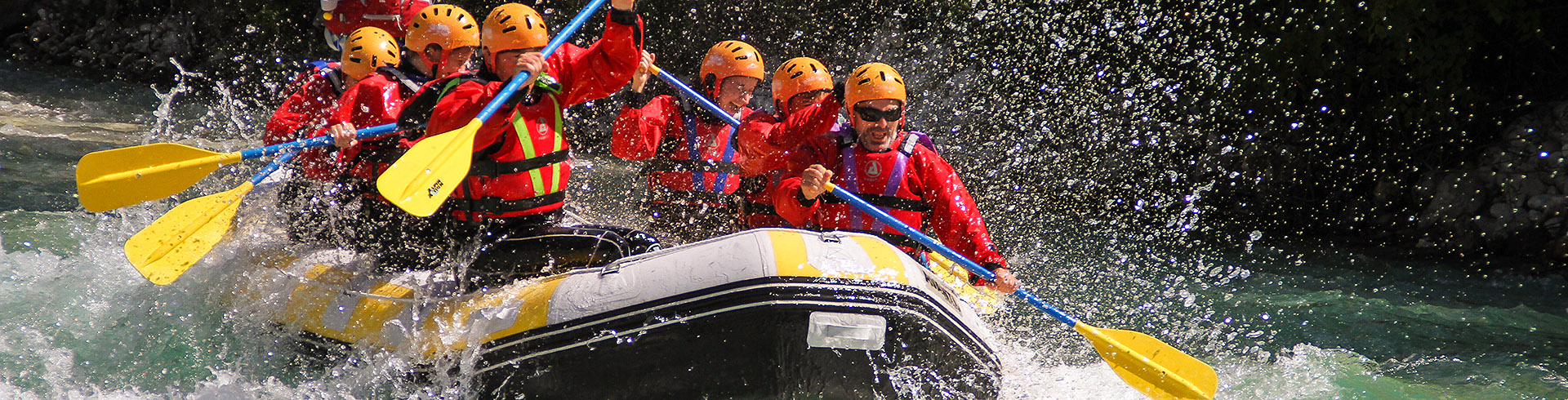 Rafting Soca river trip with 3glav Adventures, Slovenia